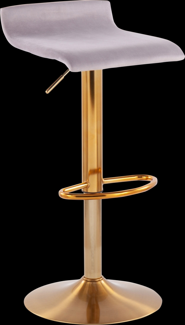 Delmonde Silver Barstool, Set of 2 - Thumbnail - Image 2