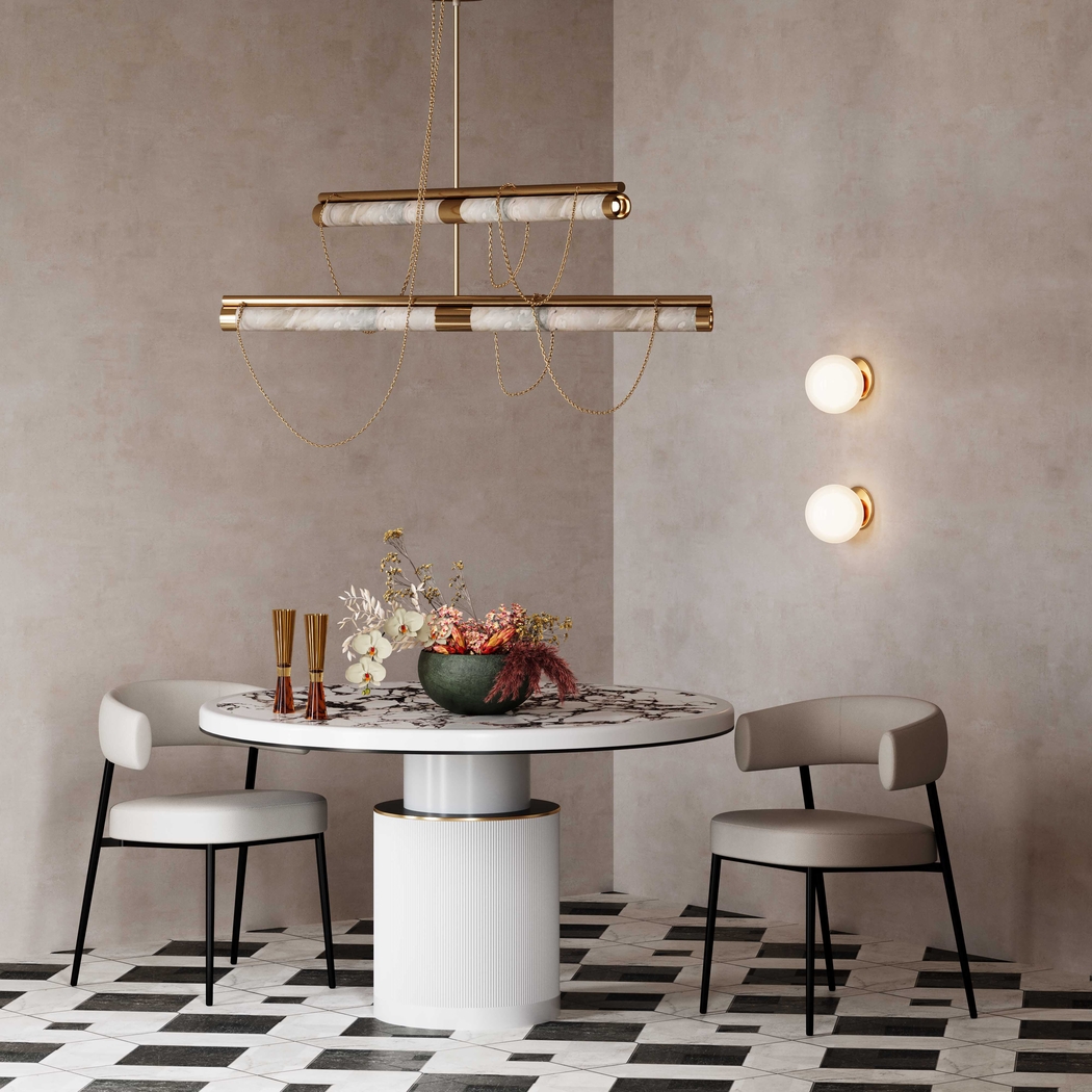 Deloice Cream Dining Chair - Thumbnail - Image 2