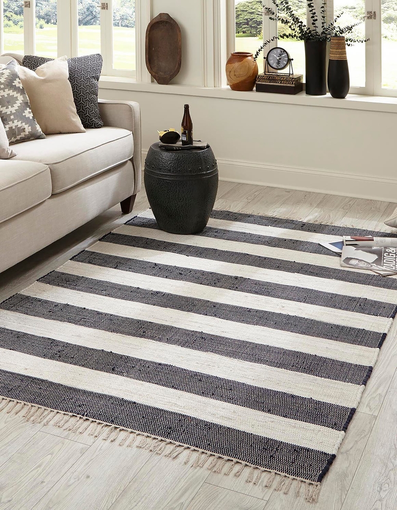 Delonn Navy 10' x 14'1 Rug - Thumbnail - Image 2