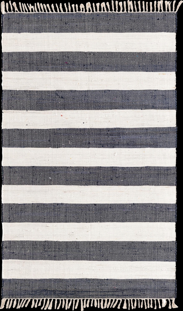 Delonn Navy 5'1 x 8' Rug - Thumbnail - Image 1