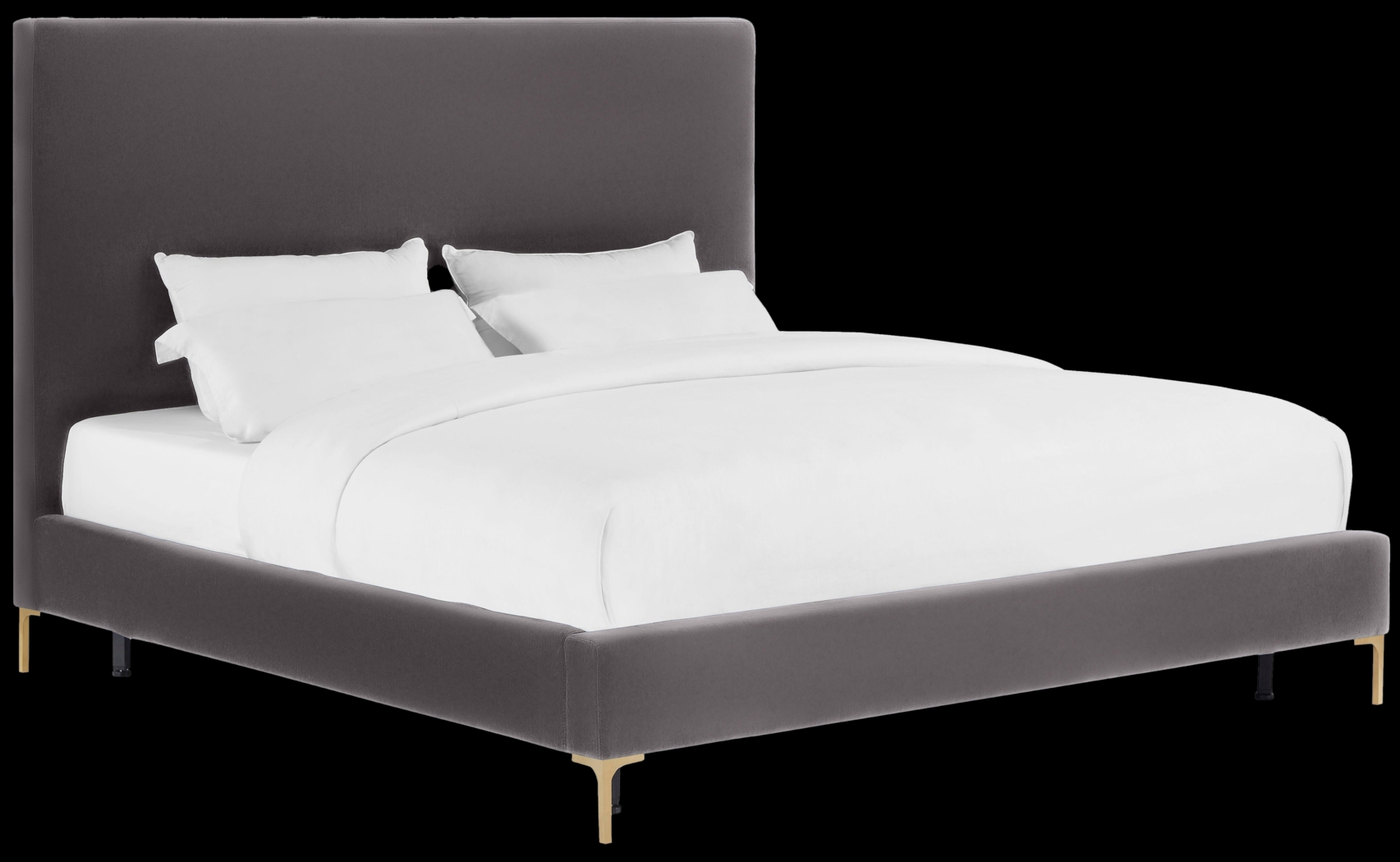 Delora Anne Gray King Bed - Thumbnail - Image 1