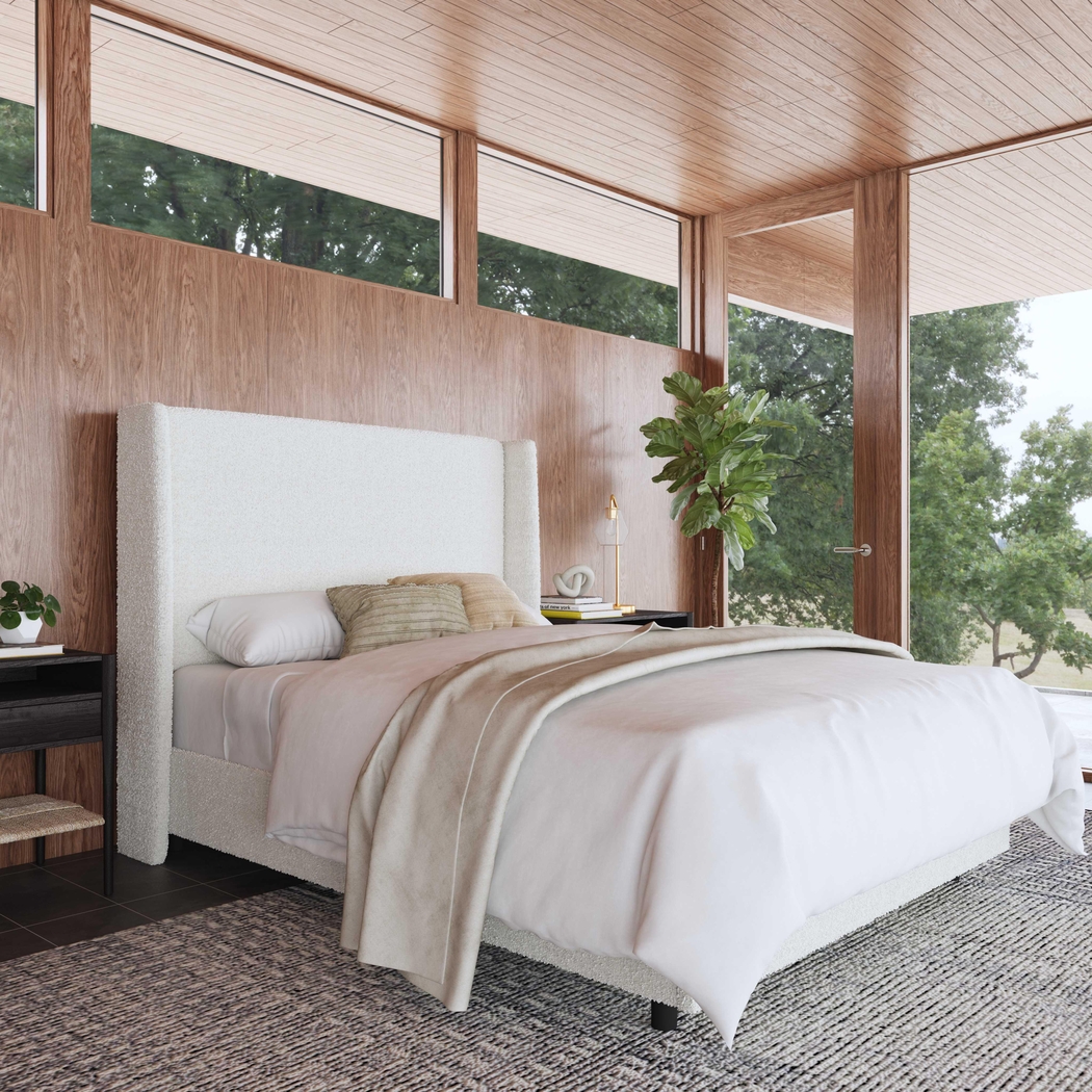 Delorna I White California King Bed - Thumbnail - Image 6