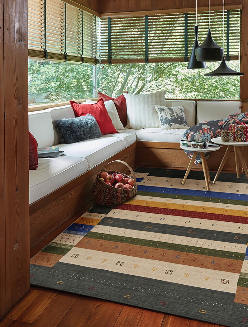 Delorto Multi 3' x 5' Rug - Thumbnail - Image 2
