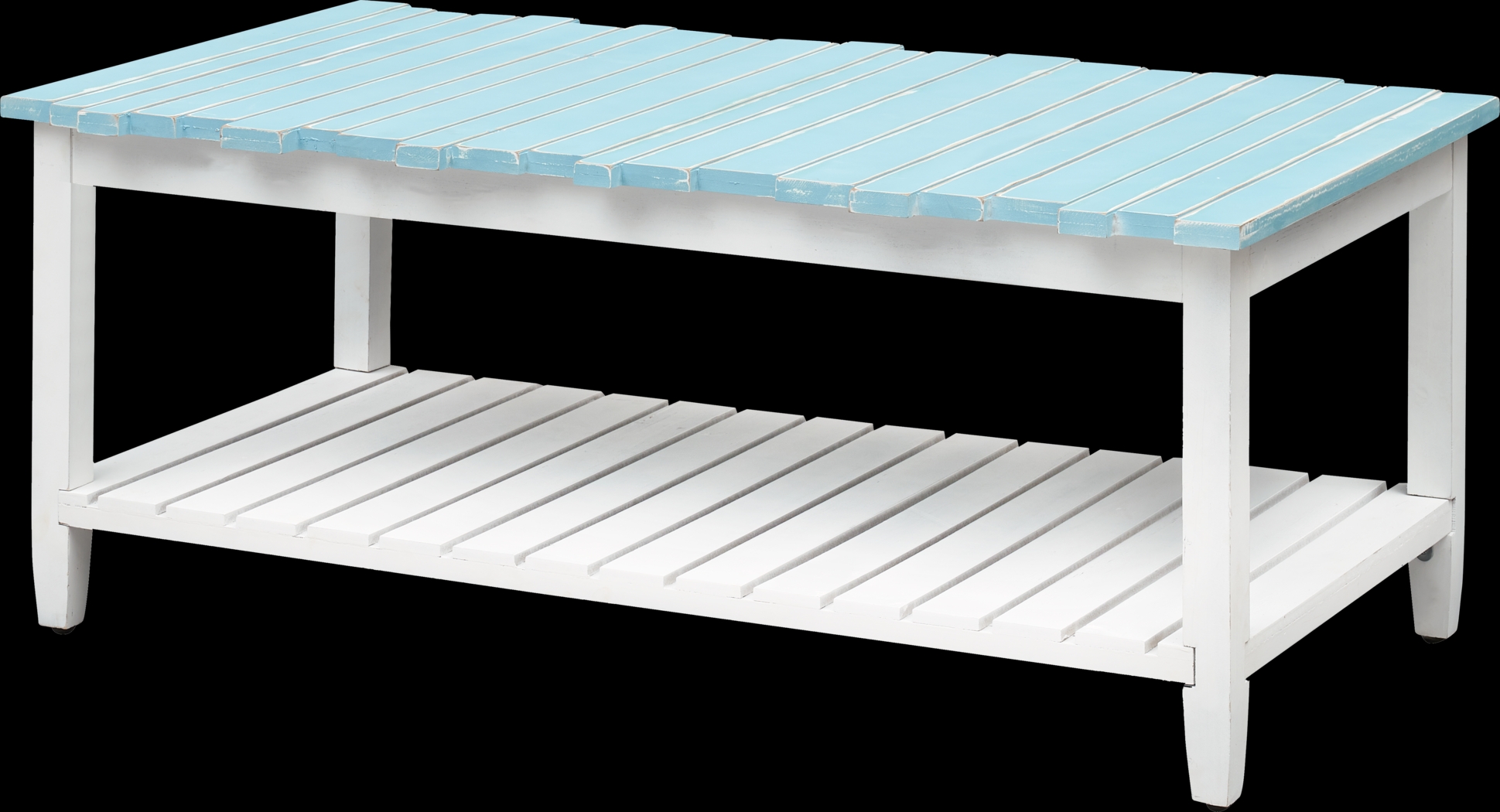 Delphera Teal Cocktail Table - Thumbnail - Image 1