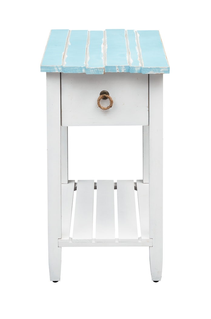 Delphera Teal End Table - Thumbnail - Image 2