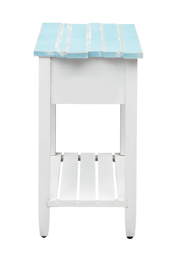 Delphera Teal End Table - Thumbnail - Image 4