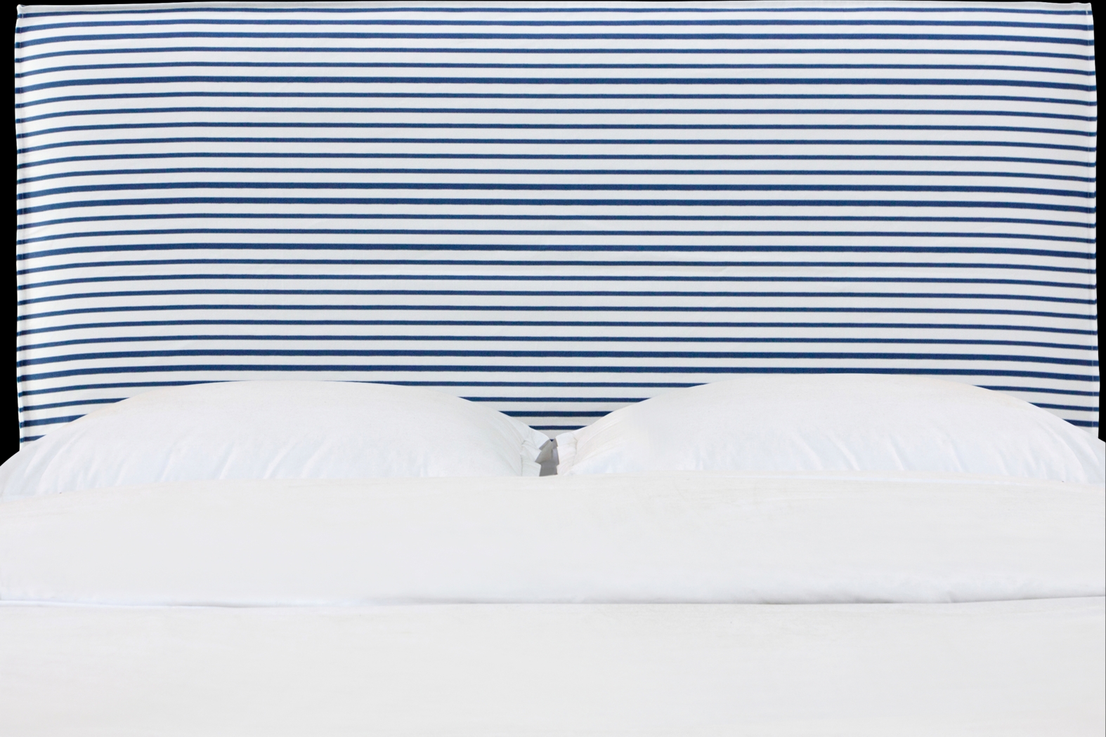 Delphina Navy King Upholstered Headboard - Thumbnail - Image 2