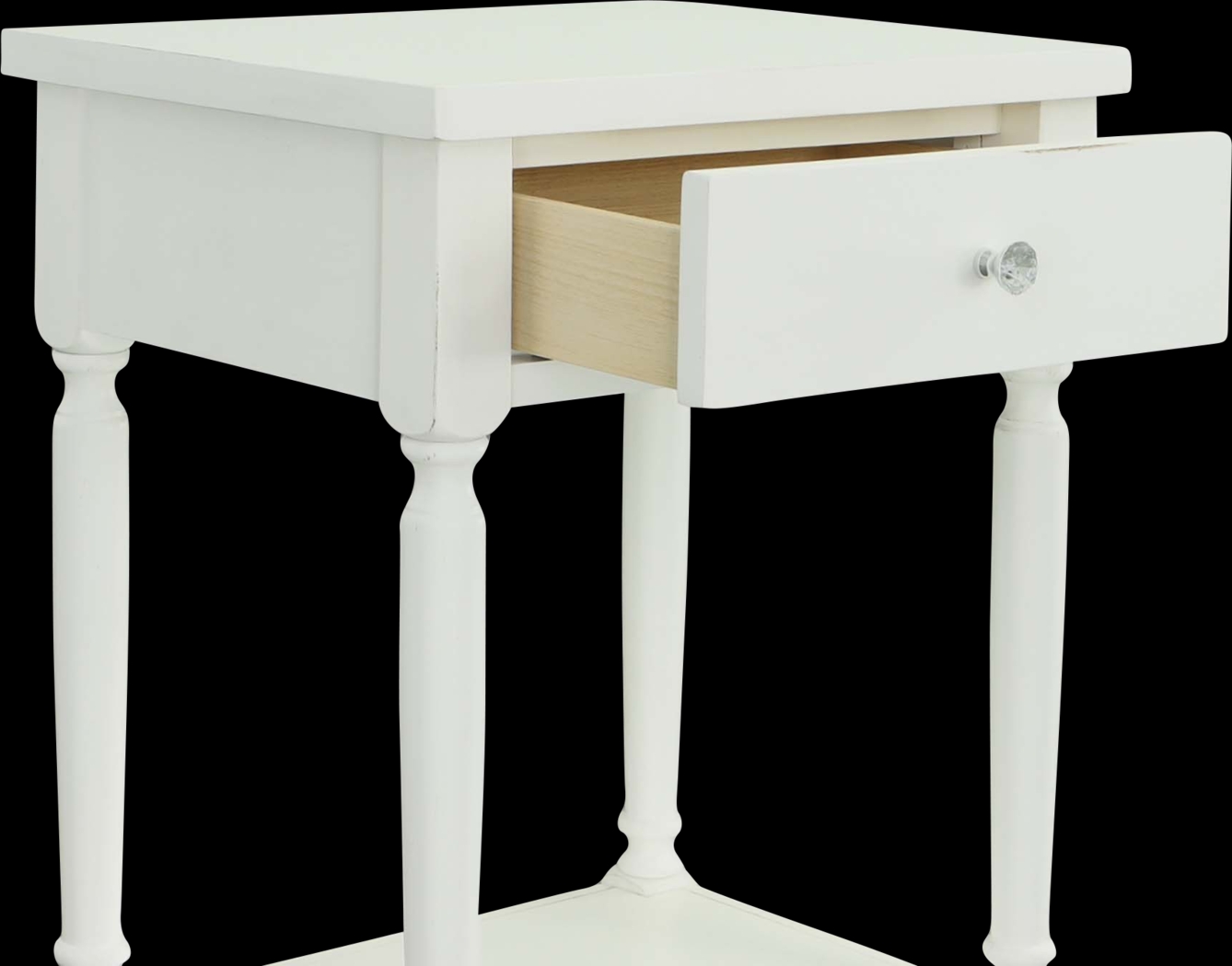 Delphinium White End Table - Thumbnail - Image 2