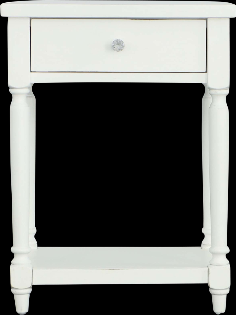 Delphinium White End Table - Thumbnail - Image 4