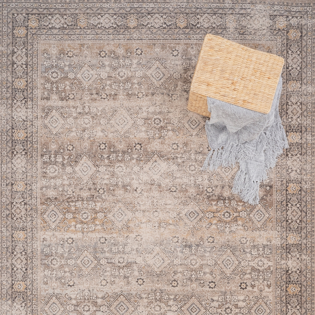 Delstead Smoke Gray 3'1 x 5'6 Rug - Thumbnail - Image 2