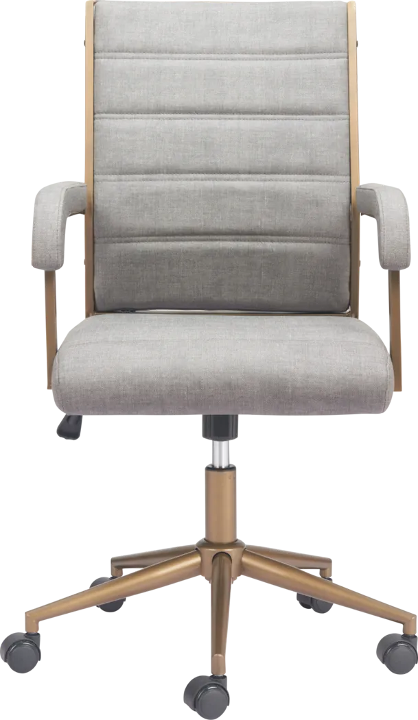 Delthe Gray Office Chair - Thumbnail - Image 5