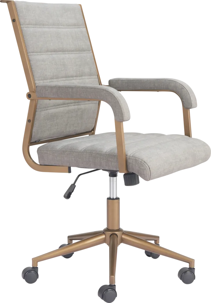 Delthe Gray Office Chair - Thumbnail - Image 8