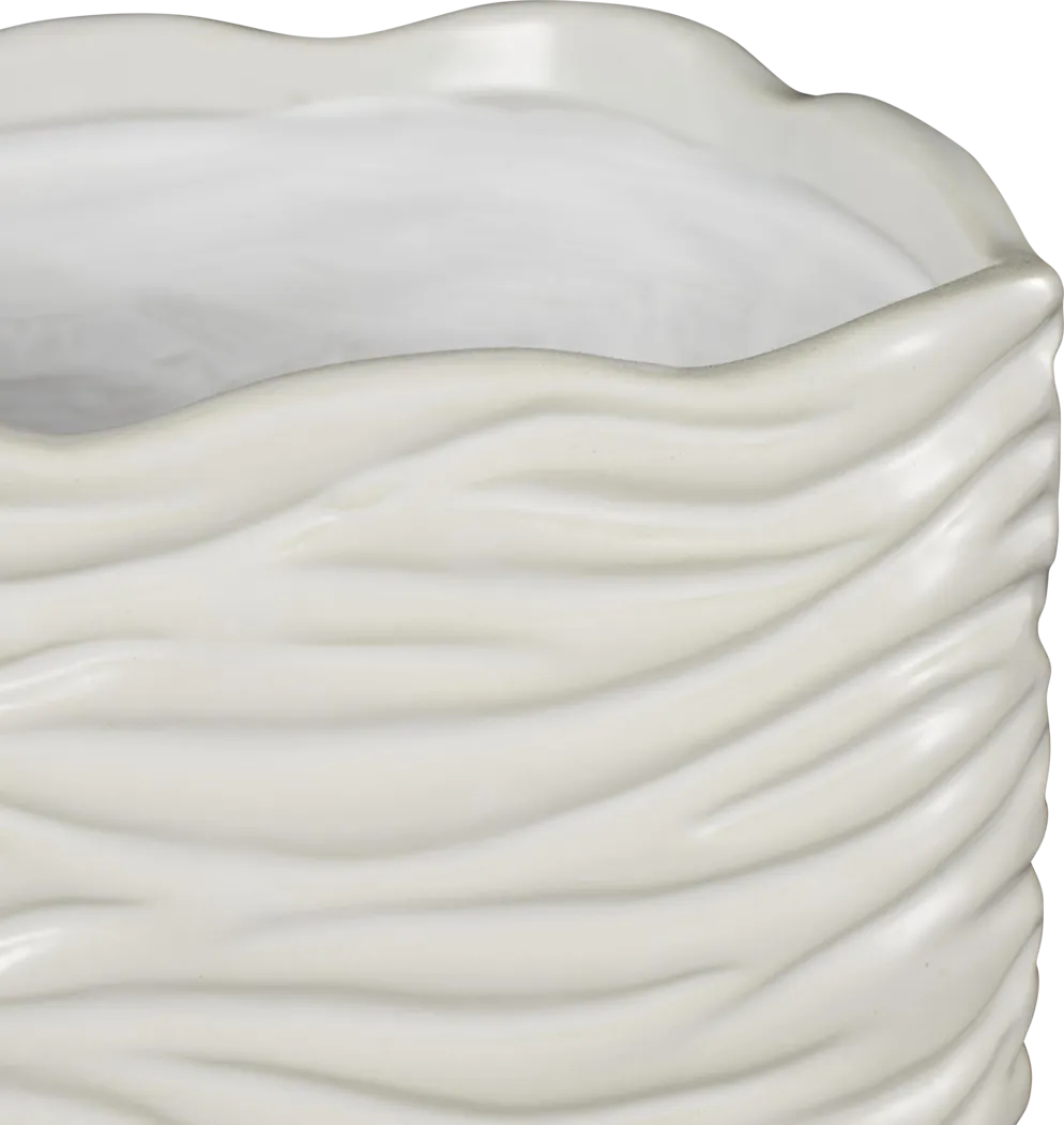Deluge White Planter, Set of 3 - Thumbnail - Image 4