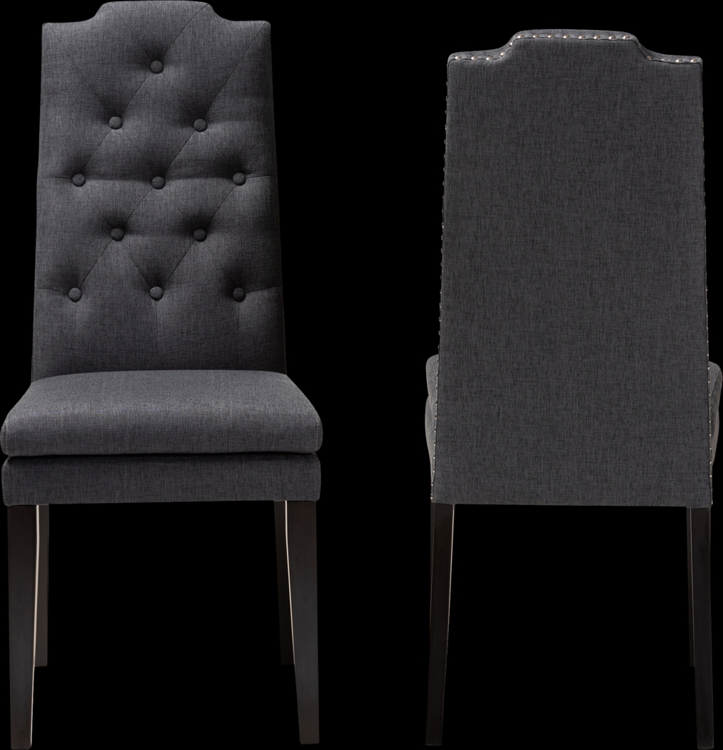 Delwood Charcoal Side Chair, Set of 2 - Thumbnail - Image 5