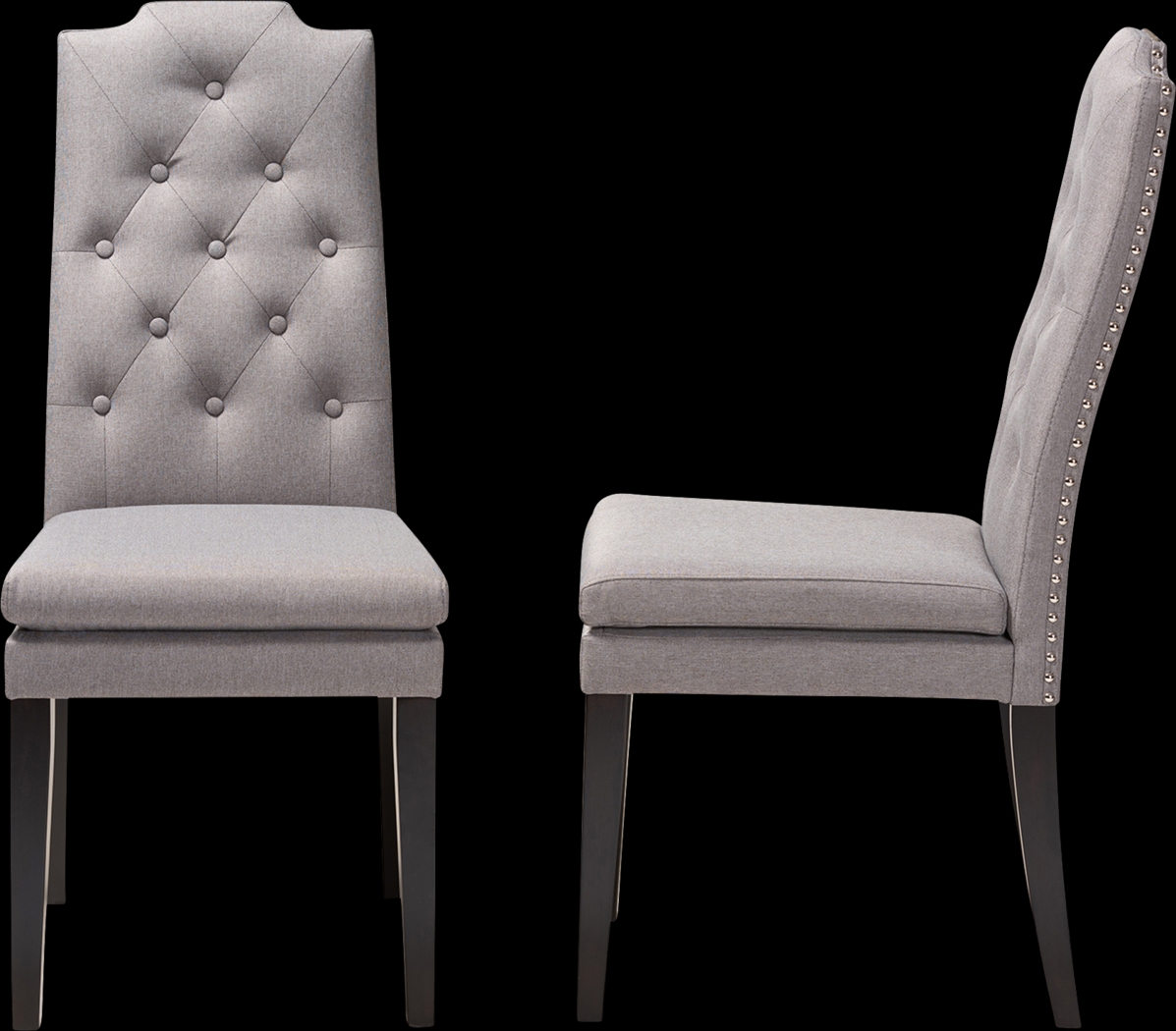 Delwood Gray Side Chair, Set of 2 - Thumbnail - Image 5