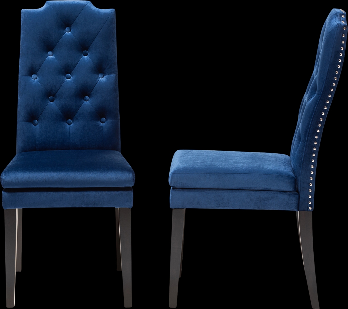 Delwood Navy Side Chair, Set of 2 - Thumbnail - Image 5