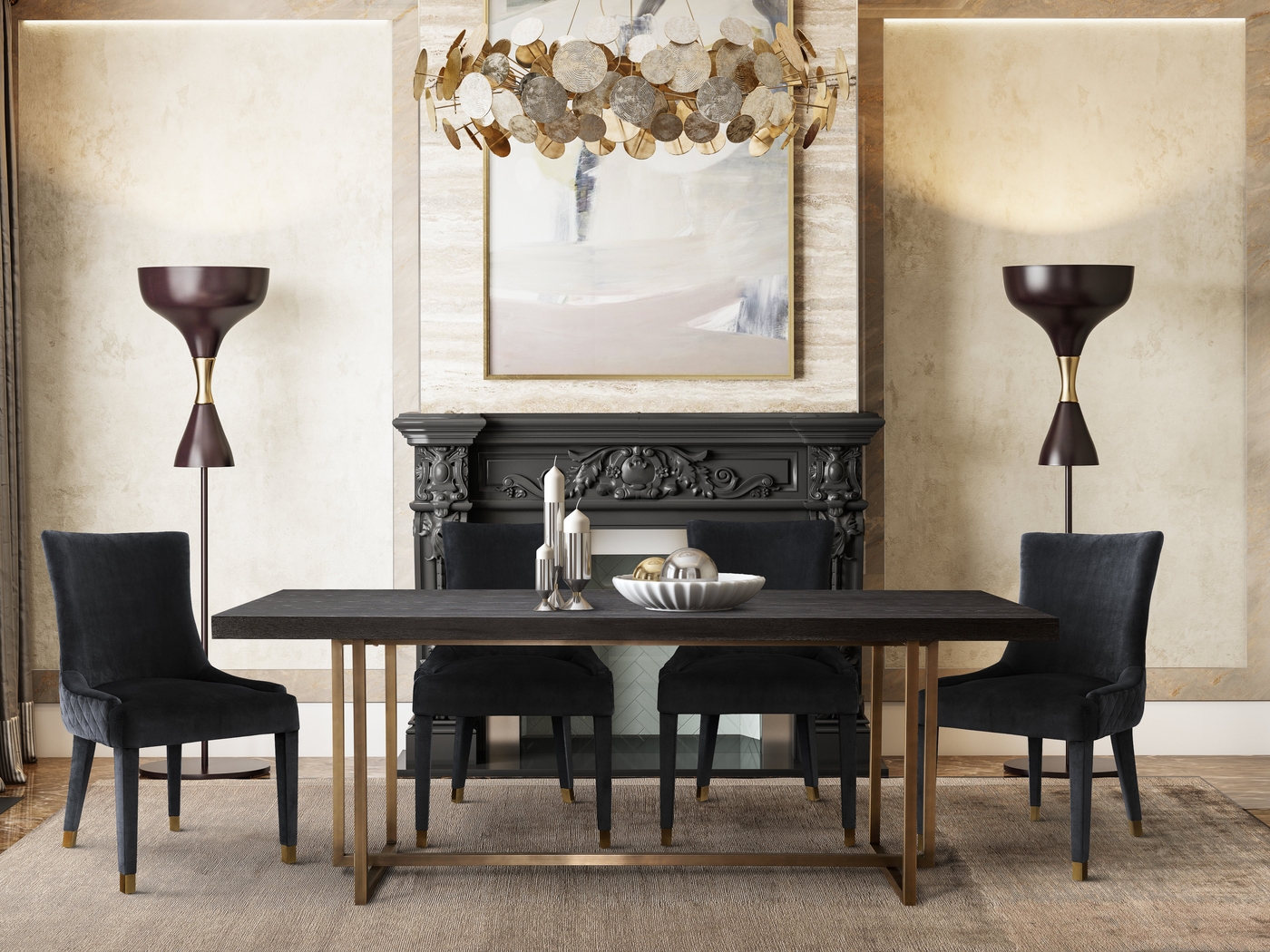 Delyan Gray Side Chair, Set of 2 - Thumbnail - Image 7