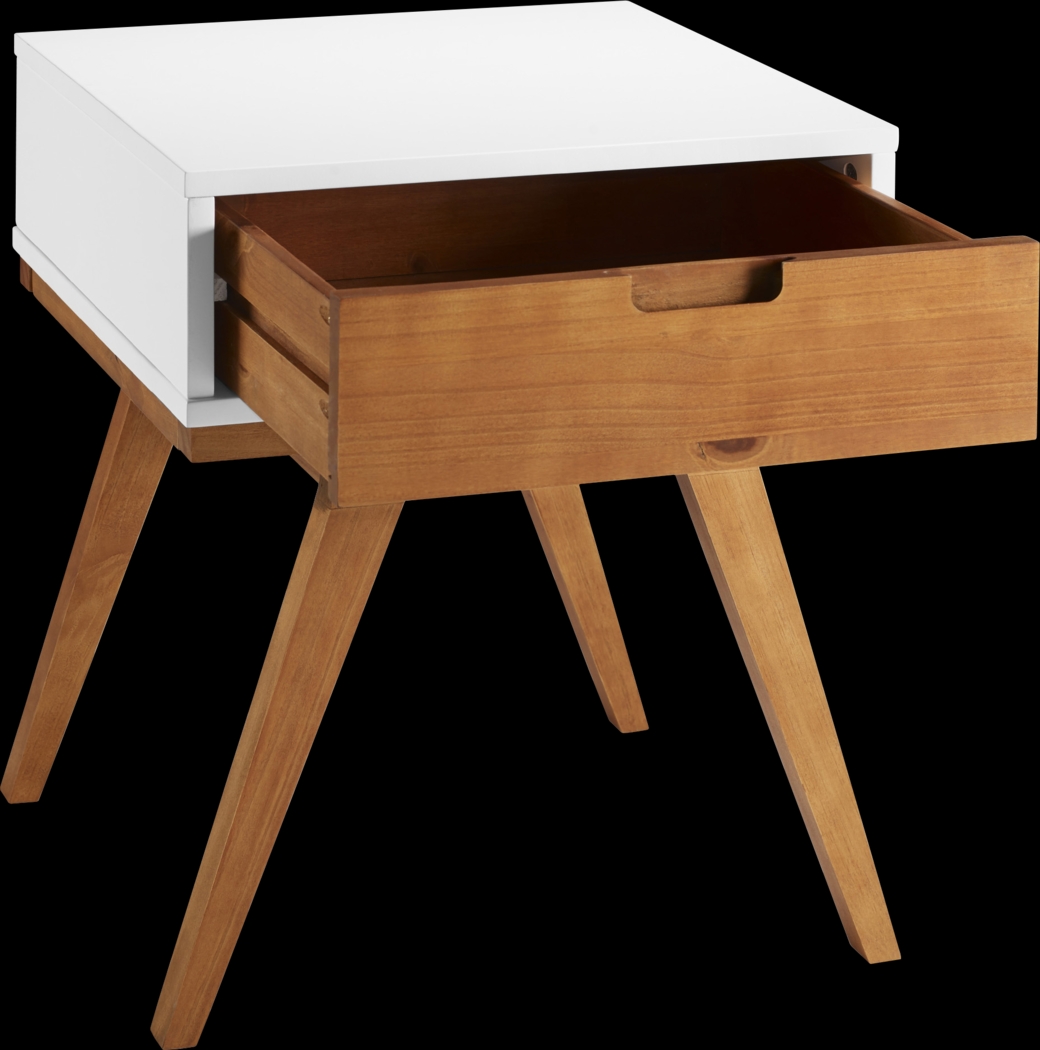 Demarcay White Accent Table - Thumbnail - Image 2