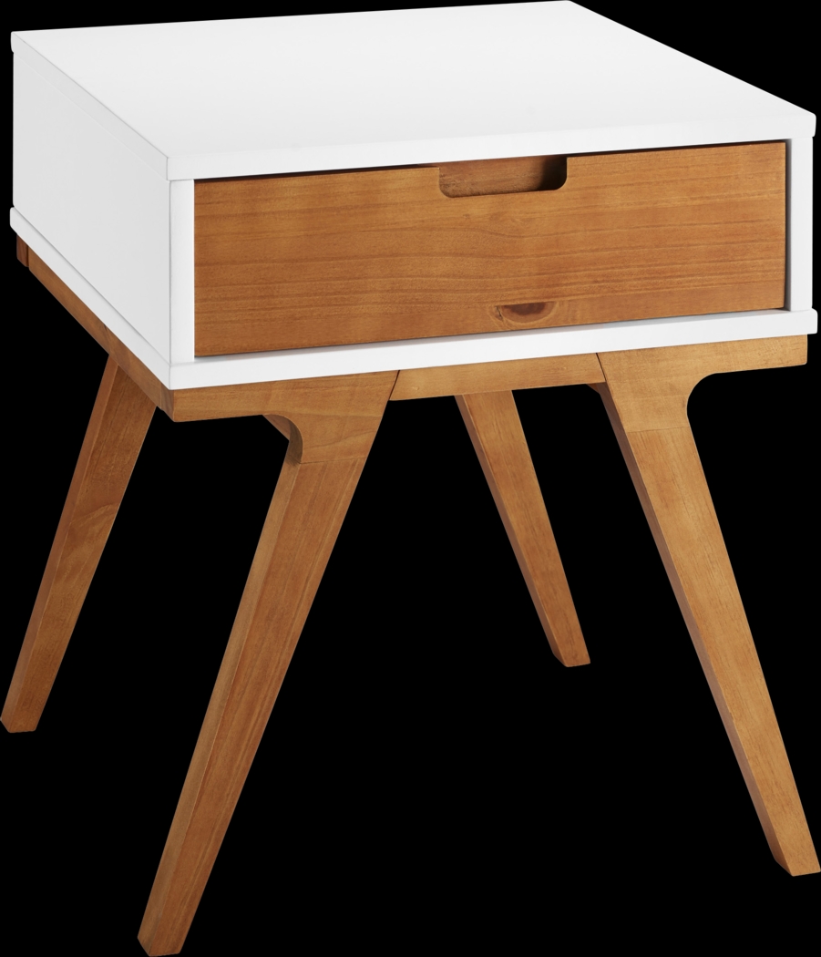 Demarcay White Accent Table - Thumbnail - Image 1