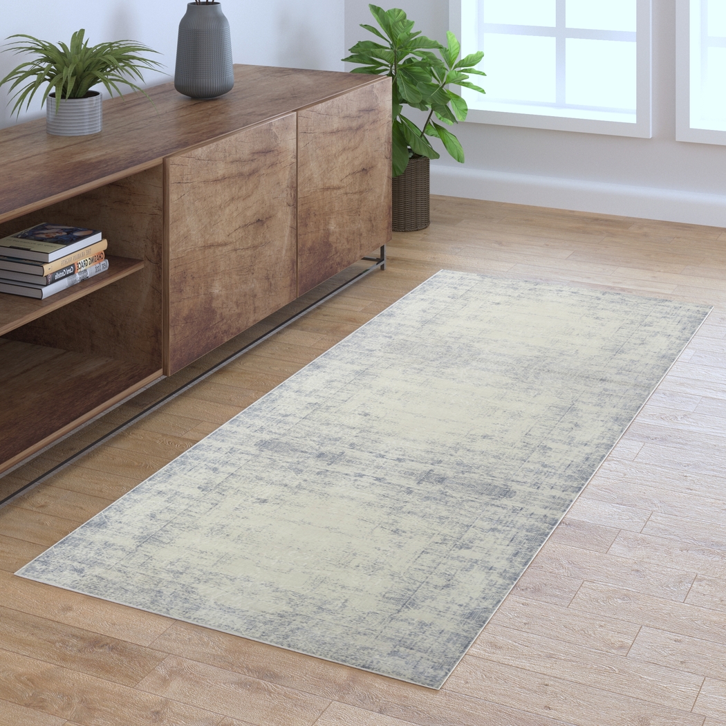 Dembo Beige 2' x 5' Runner Rug - Thumbnail - Image 2