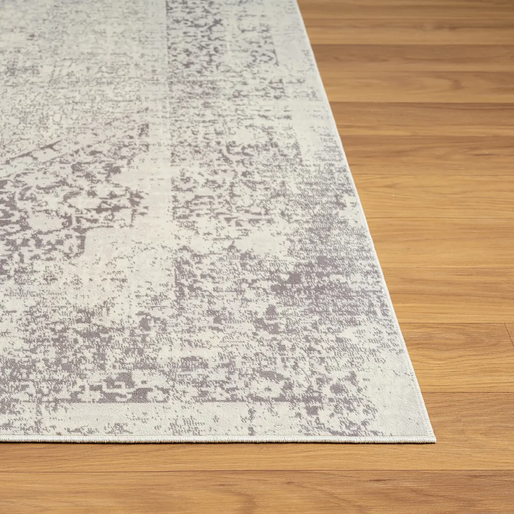 Dembo Gray 5'3 x 7' Rug - Thumbnail - Image 7