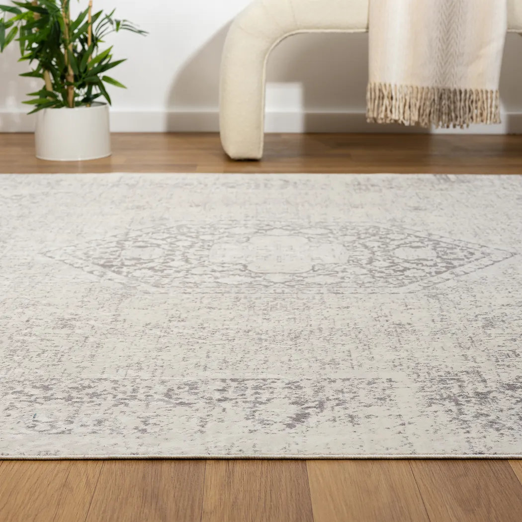 Dembo Gray 7'10 x 9'10 Rug - Thumbnail - Image 4