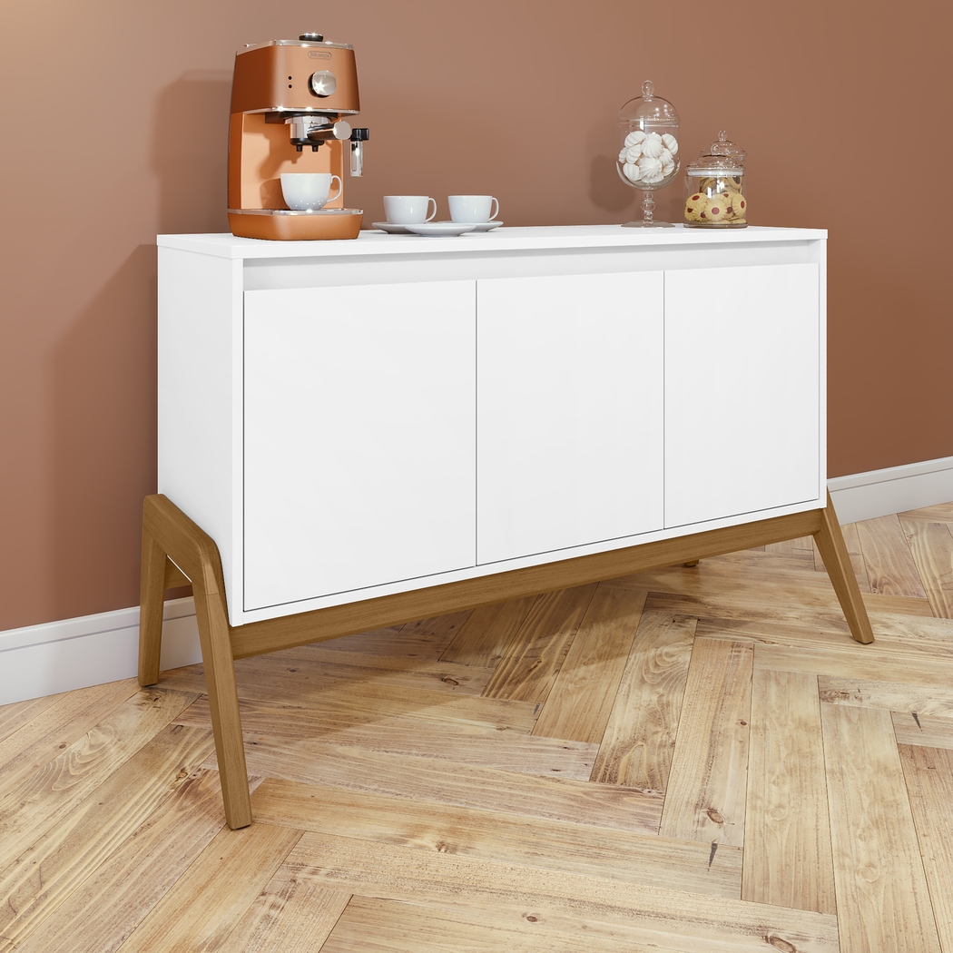 Demerest I White Sideboard - Thumbnail - Image 2