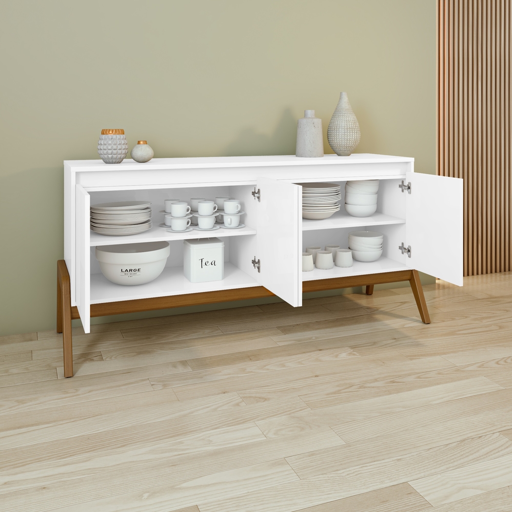 Demerest II White Sideboard - Thumbnail - Image 3