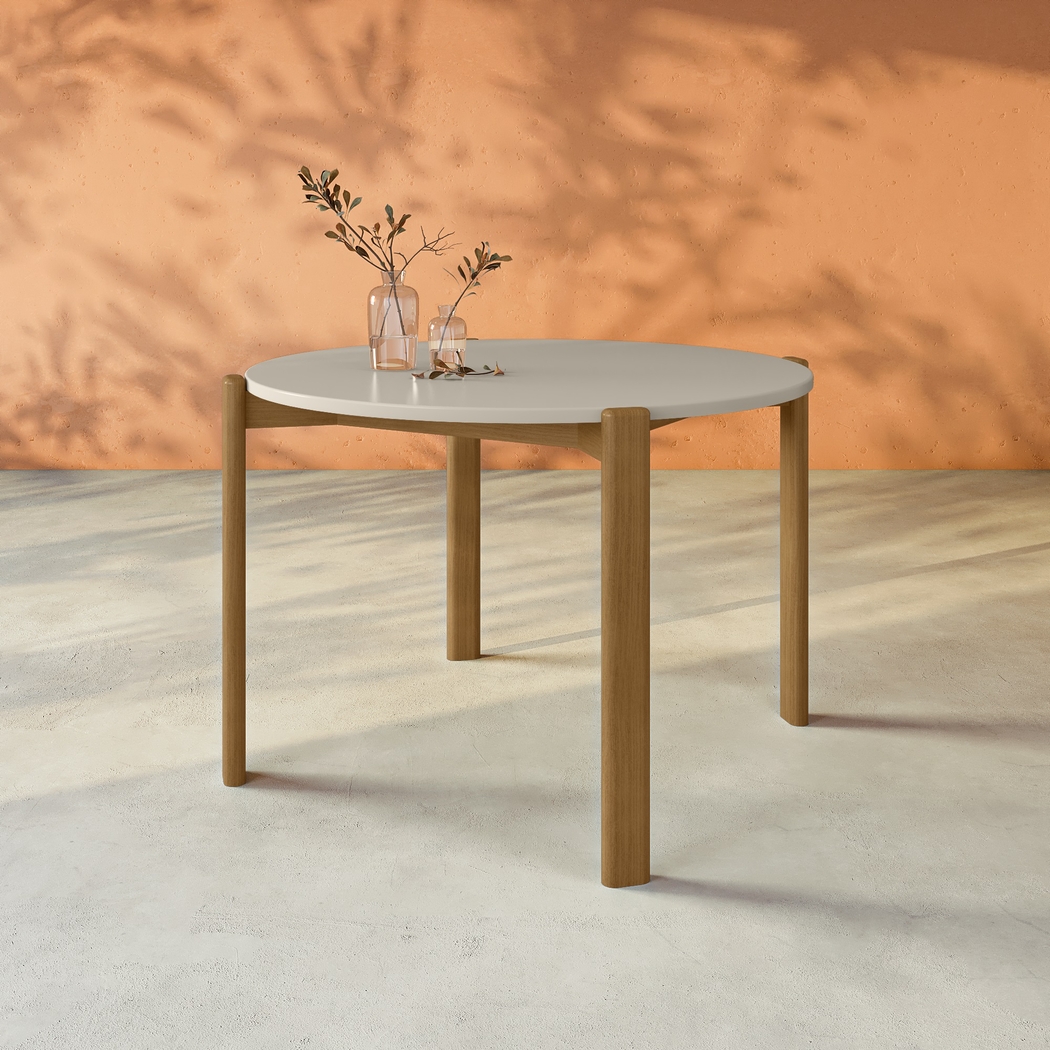 Demerest III Off-White Dining Table - Thumbnail - Image 2