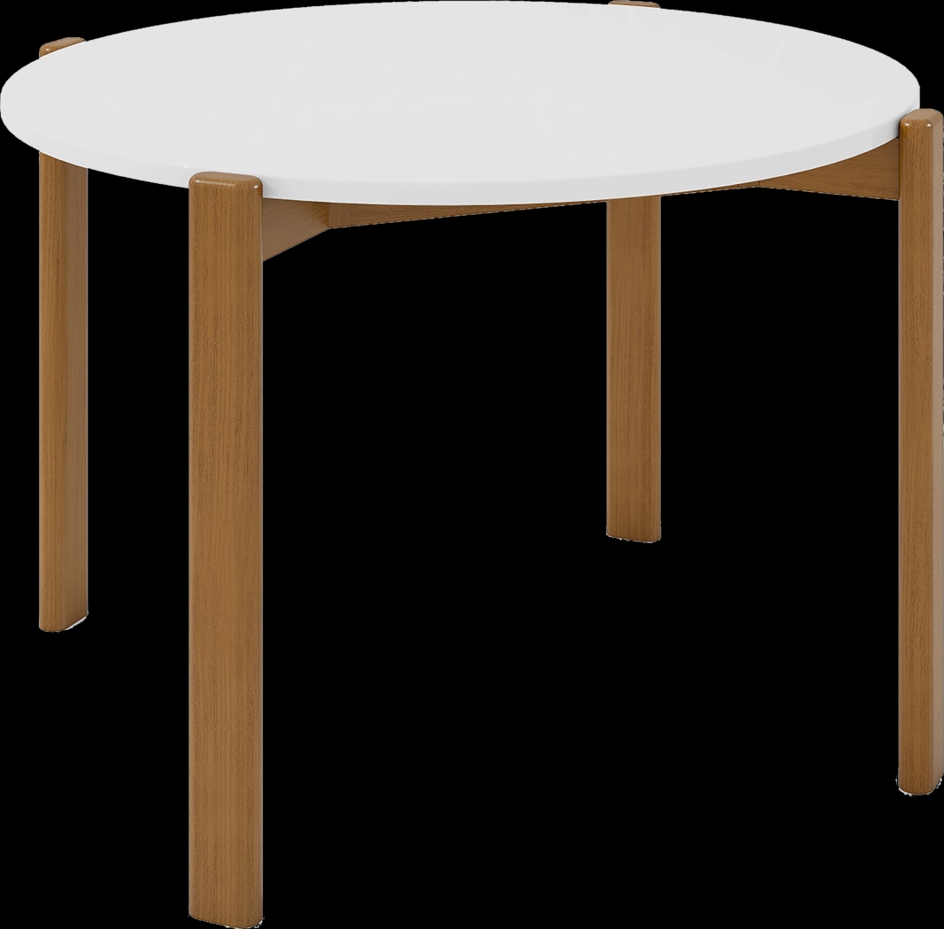 Demerest III White Dining Table - Thumbnail - Image 3