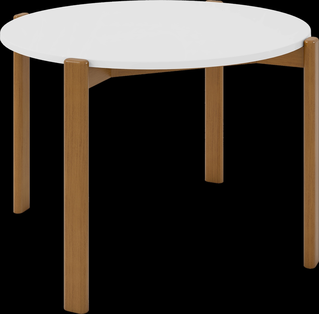 Demerest III White Dining Table - Thumbnail - Image 1