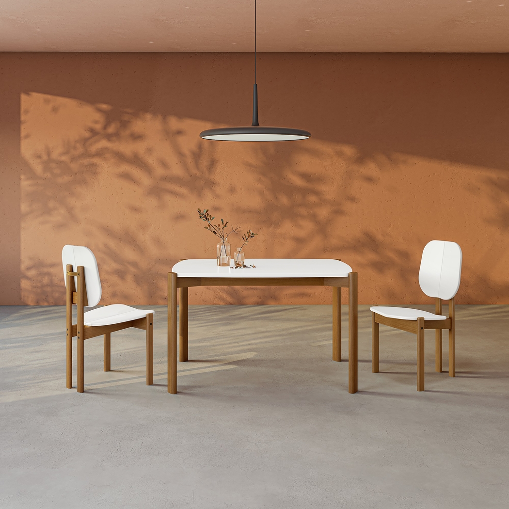 Demerest IV White Dining Table - Thumbnail - Image 2