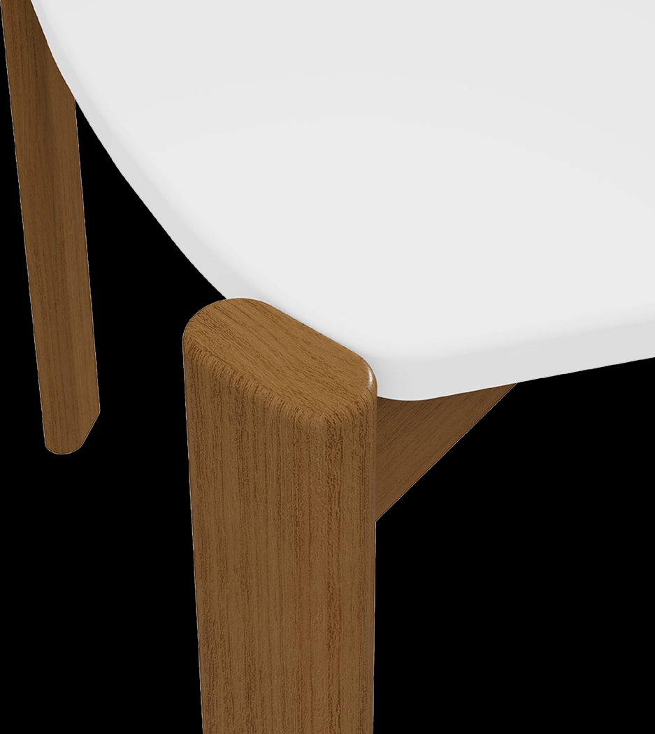 Demerest IV White Dining Table - Thumbnail - Image 4