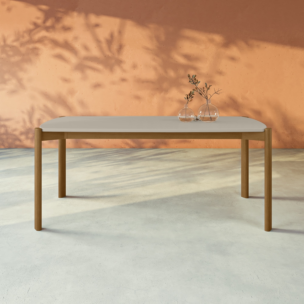 Demerest V Off-White Dining Table - Thumbnail - Image 2