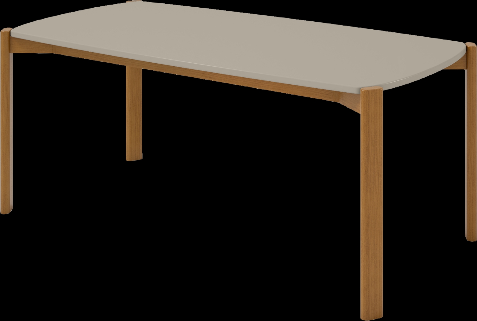 Demerest V Off-White Dining Table - Thumbnail - Image 3