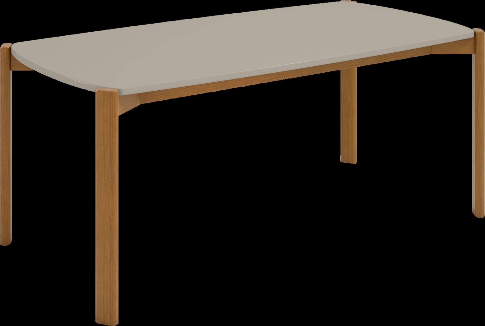 Demerest V Off-White Dining Table - Thumbnail - Image 1
