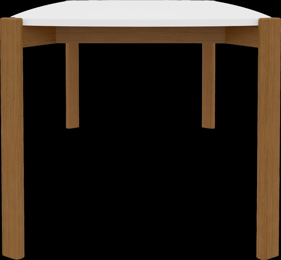 Demerest V White Dining Table - Thumbnail - Image 4