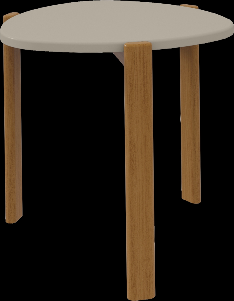 Demerest VII Off-White End Table - Thumbnail - Image 1