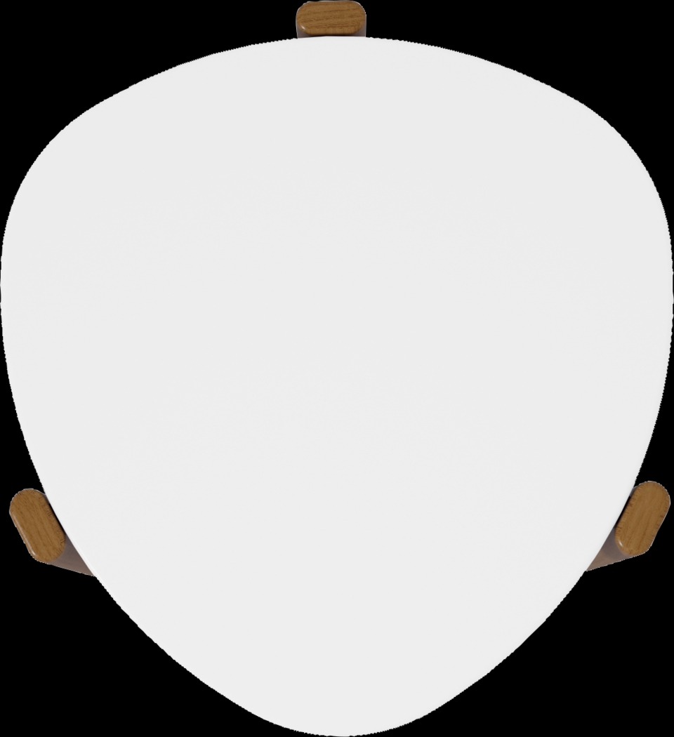 Demerest VII White End Table - Thumbnail - Image 3