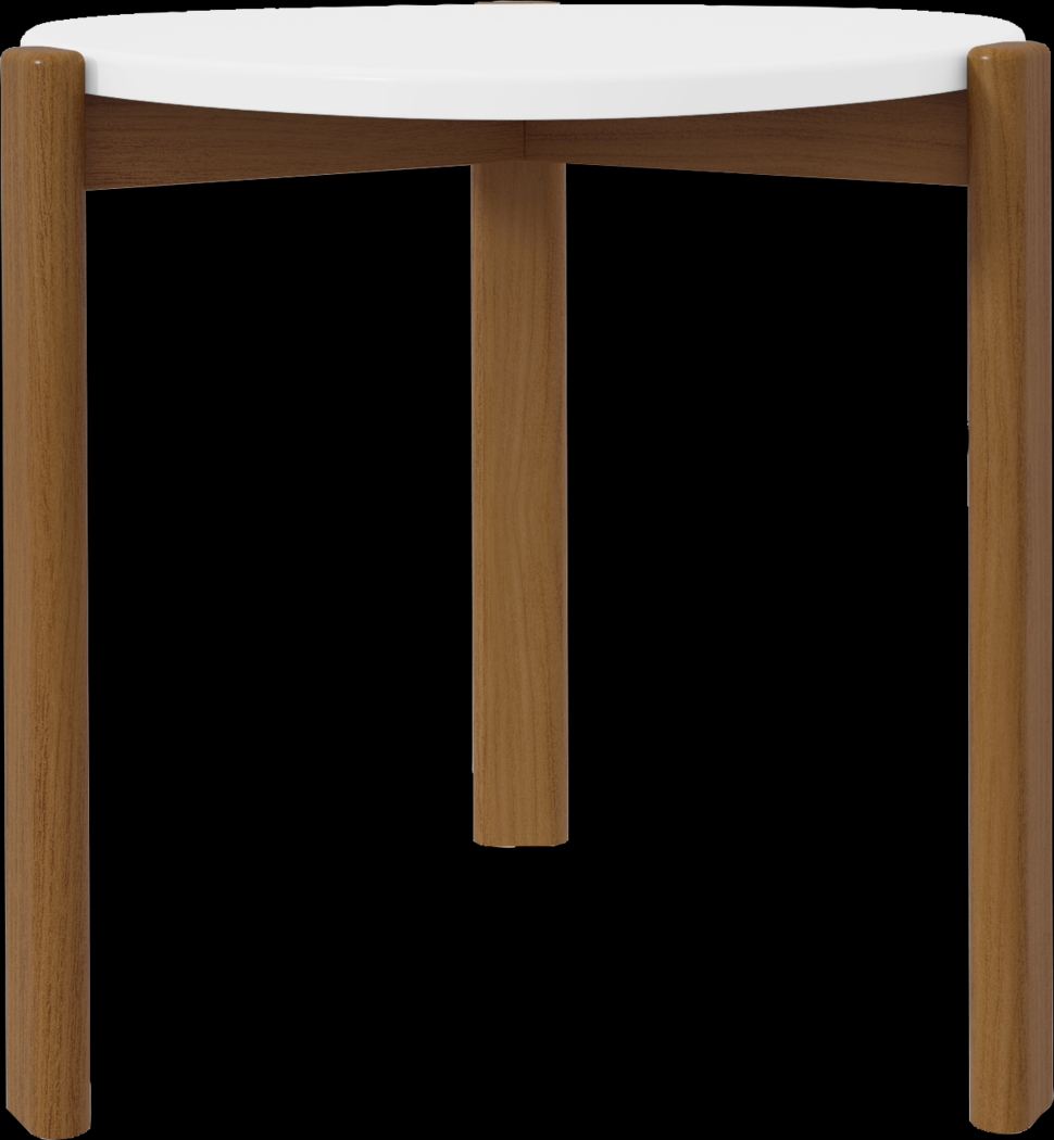 Demerest VII White End Table - Thumbnail - Image 5