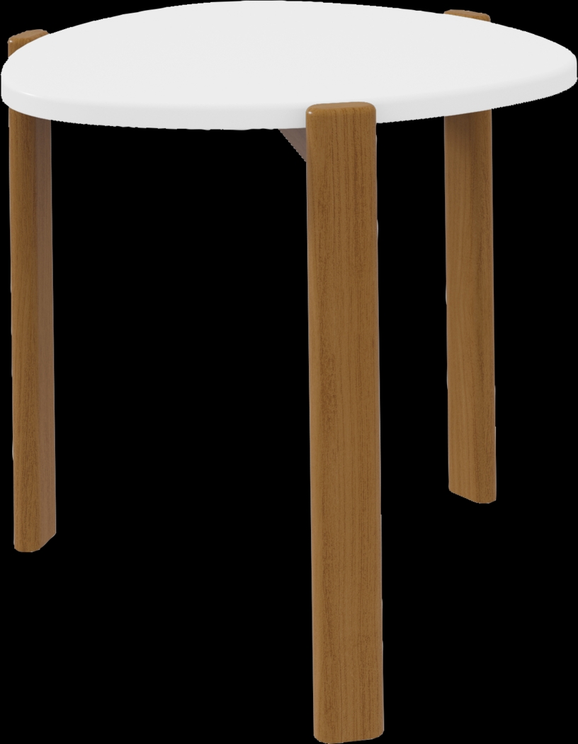 Demerest VII White End Table - Thumbnail - Image 1