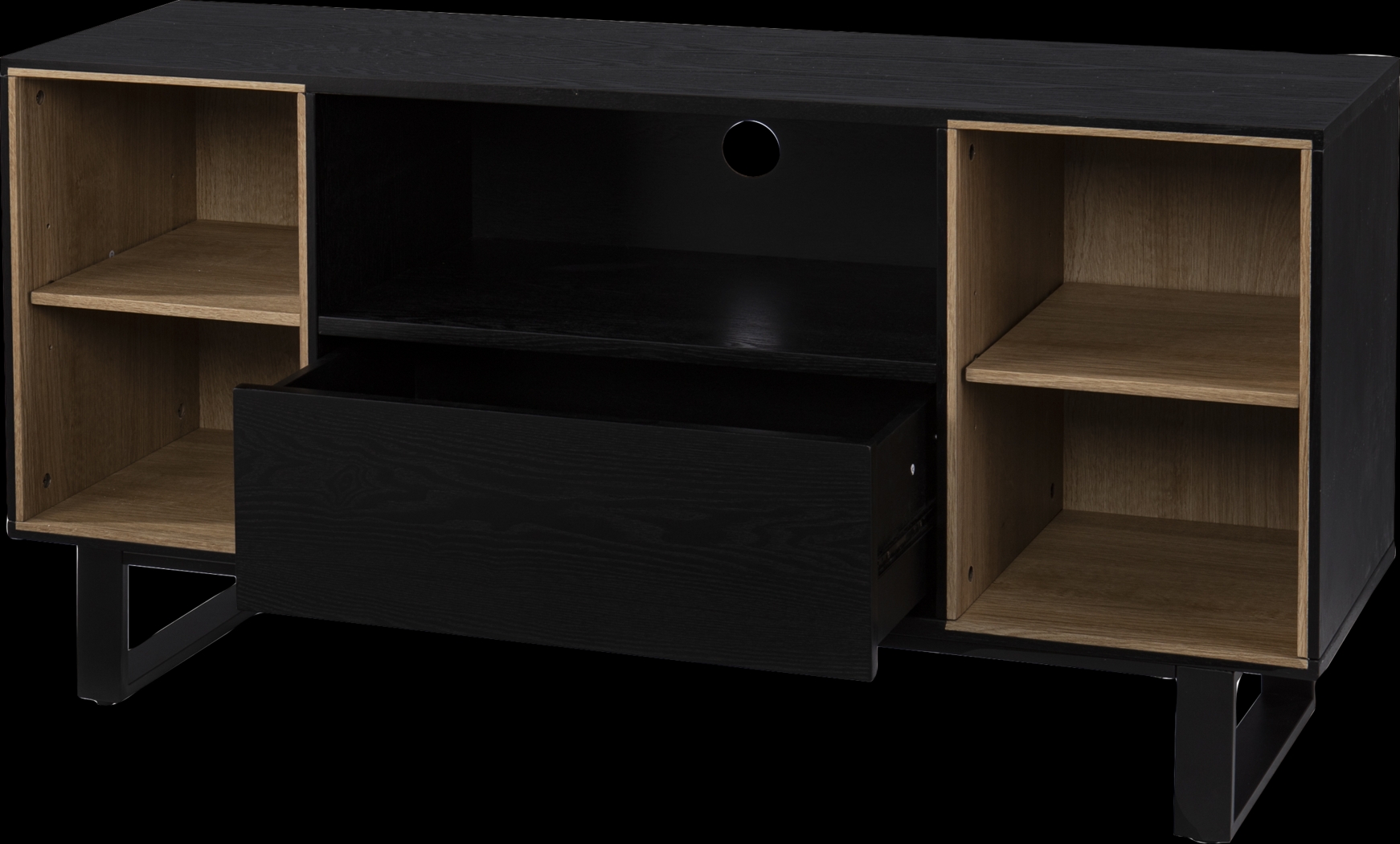 Demery Black 50 in. Console - Thumbnail - Image 2