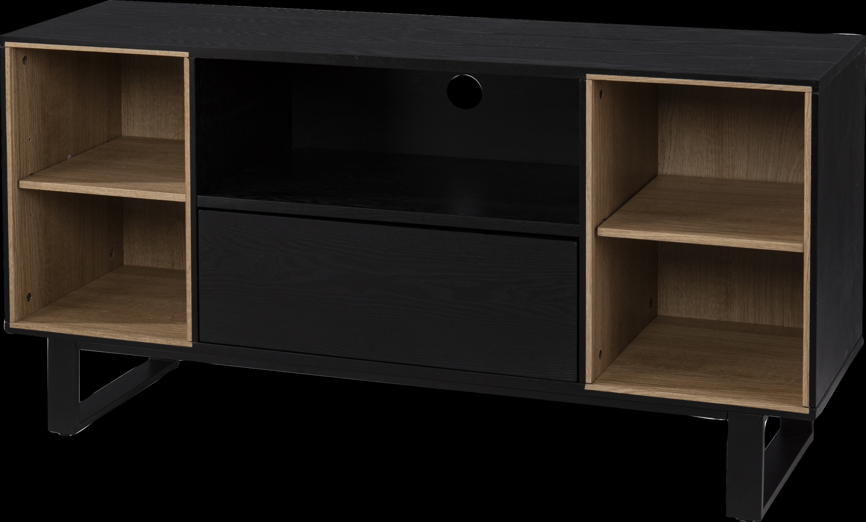 Demery Black 50 in. Console - Thumbnail - Image 1