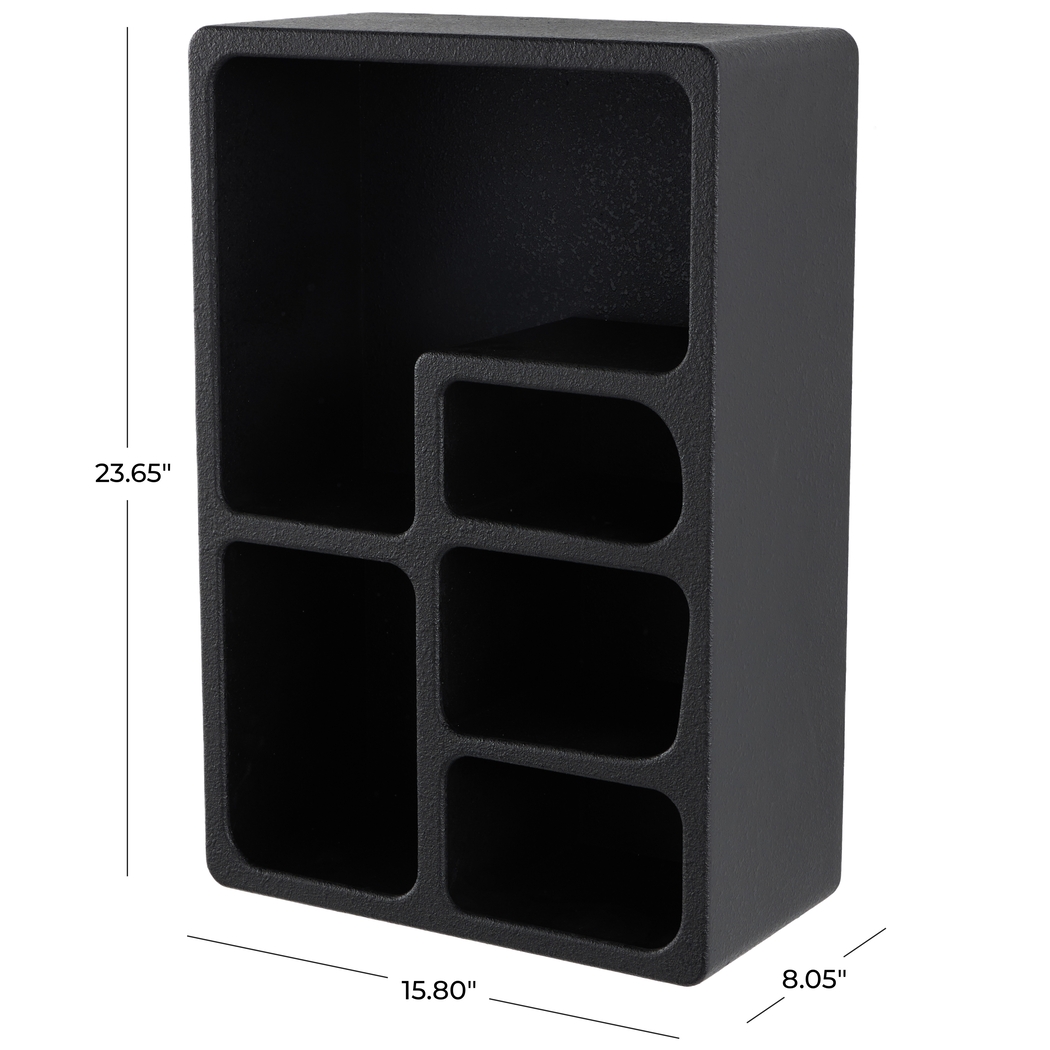 Demeze Black Wall Shelf - Thumbnail - Image 8