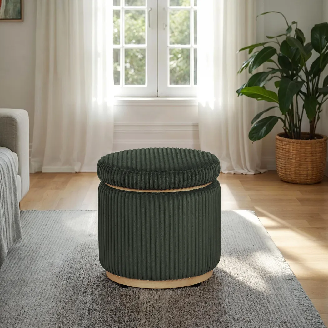Demico Emerald Ottoman - Thumbnail - Image 6