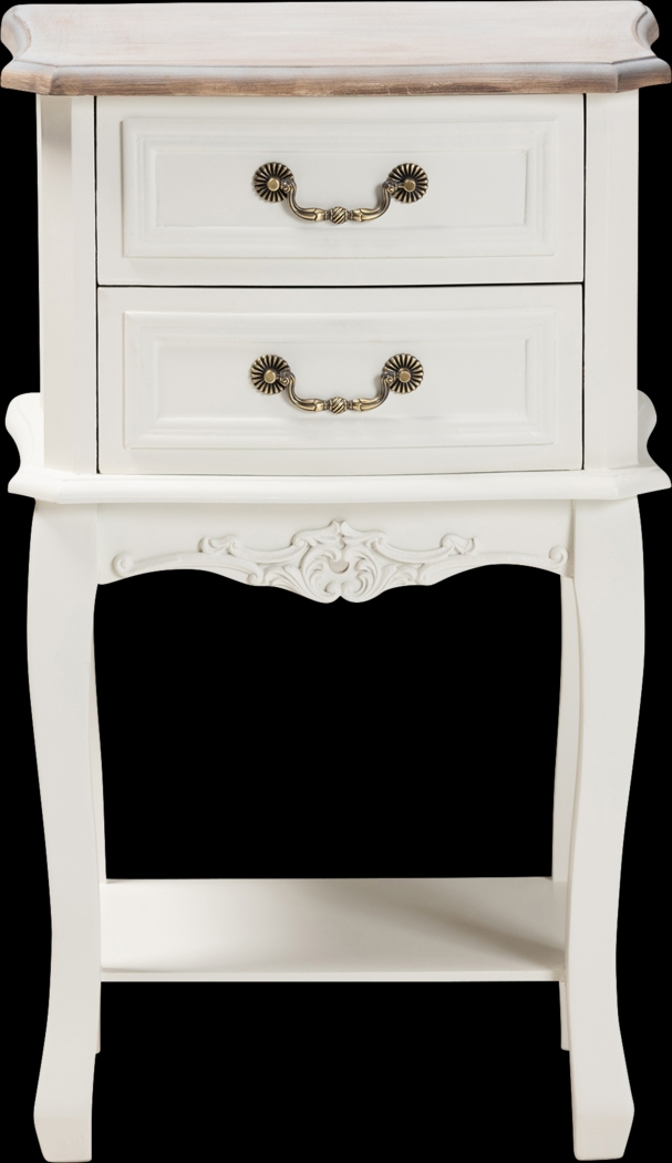 Demille White End Table - Thumbnail - Image 3