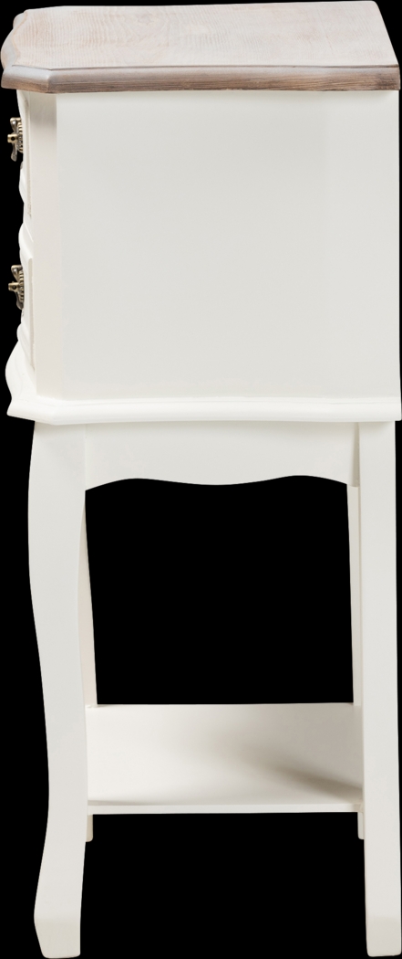 Demille White End Table - Thumbnail - Image 4