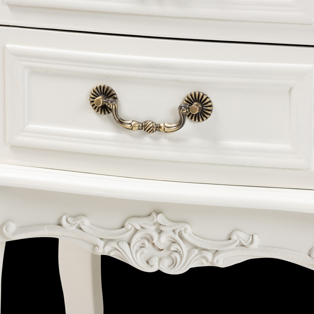 Demille White End Table - Thumbnail - Image 6