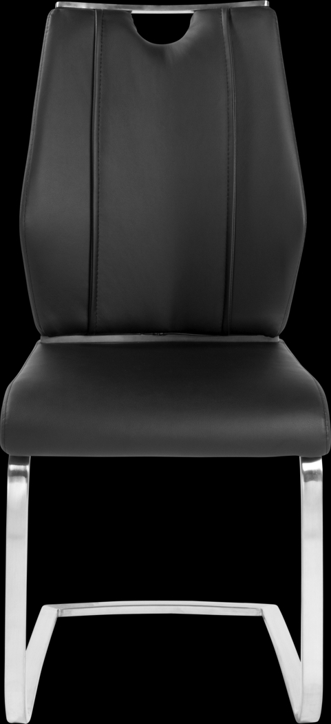 Demilo Black Side Chair, Set of 2 - Thumbnail - Image 1