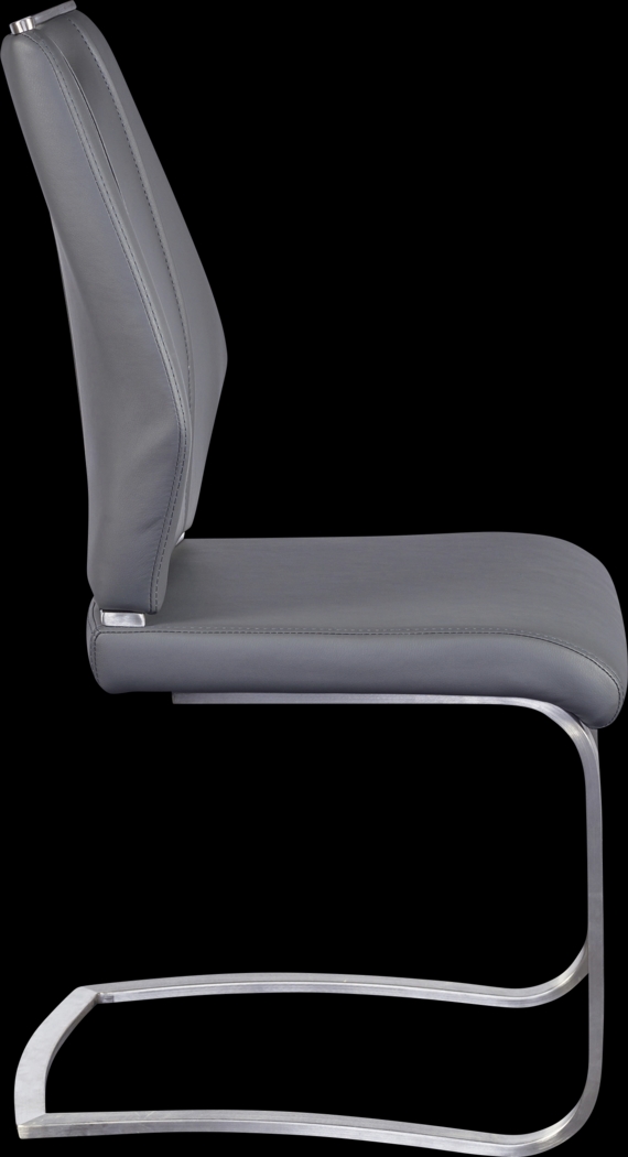 Demilo Gray Side Chair, Set of 2 - Thumbnail - Image 4